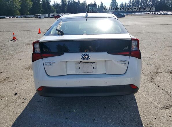 JTDL9RFU1L3021587 2020 TOYOTA PRIUS White Rear view