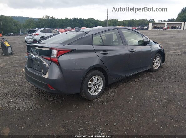 JTDL9RFU1L3022142 2020 TOYOTA PRIUS Gray Tył prawy
