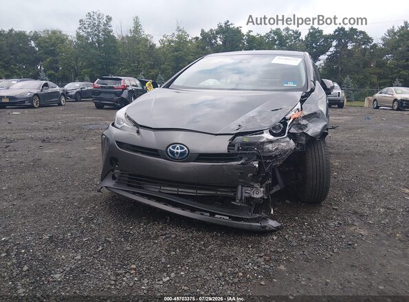JTDL9RFU1L3022142 2020 TOYOTA PRIUS Gray Widok z przodu
