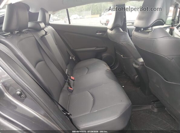 JTDL9RFU1L3022142 2020 TOYOTA PRIUS Gray Widok naklejki z numerem VIN