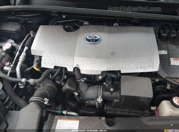 JTDL9RFU1L3022142 2020 TOYOTA PRIUS Gray Widok z tyłu
