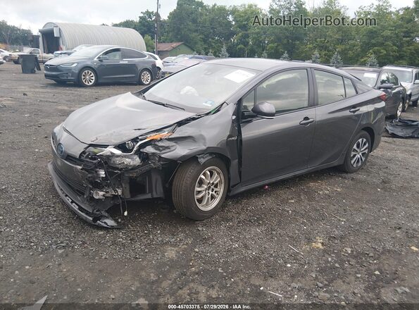 JTDL9RFU1L3022142 2020 TOYOTA PRIUS Gray Przód lewy