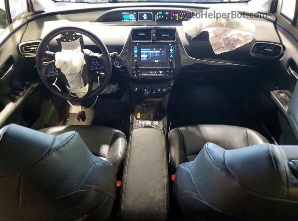 JTDL9RFU3K3006863 2019 TOYOTA PRIUS Silver Vista del salpicadero