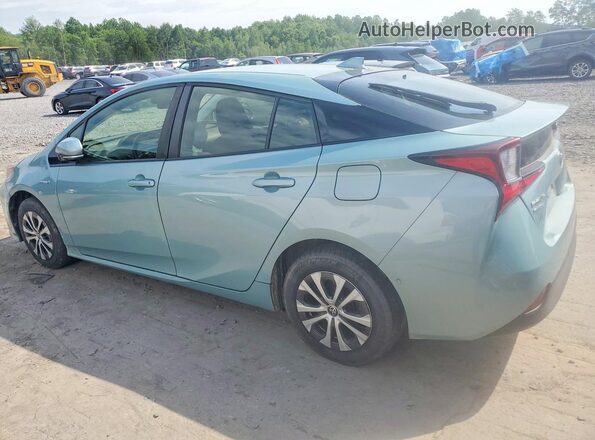 JTDL9RFU3K3010413 2019 TOYOTA PRIUS Teal უკანა მარცხენა