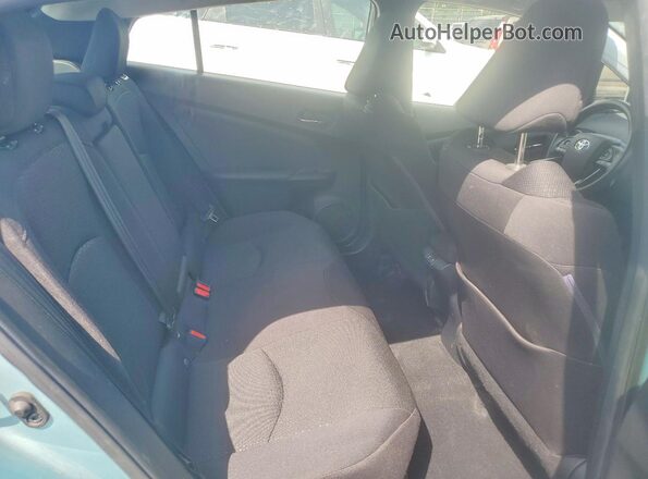 JTDL9RFU3K3010413 2019 TOYOTA PRIUS Teal უკანა სავარძლების ხედი