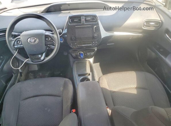 JTDL9RFU3K3010413 2019 TOYOTA PRIUS Teal წინა პანელის ხედი