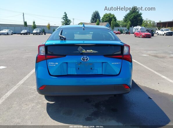 JTDL9RFU3K3013070 2019 TOYOTA PRIUS Blue 