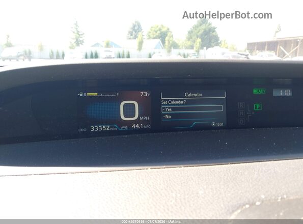 JTDL9RFU3K3013070 2019 TOYOTA PRIUS Blue Հետևի նստատեղերի տեսք