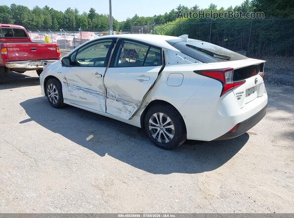 JTDL9RFU4K3006418 2019 TOYOTA PRIUS White Tył lewy