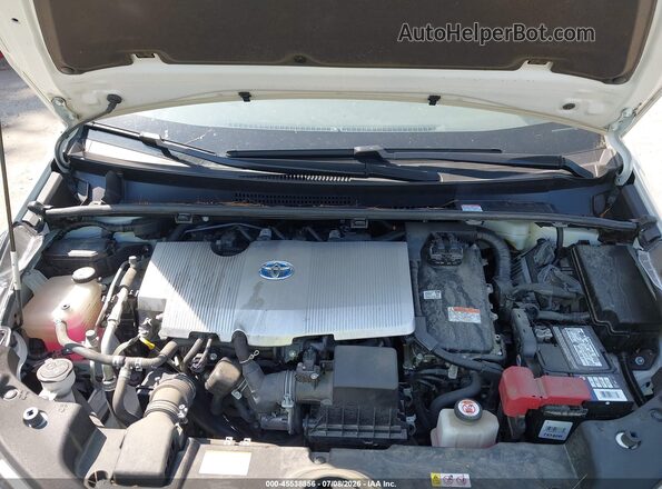 JTDL9RFU4K3006418 2019 TOYOTA PRIUS White Widok z tyłu