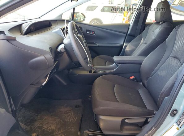 JTDL9RFU5K3005083 2019 TOYOTA PRIUS Silver Widok wnętrza z przodu