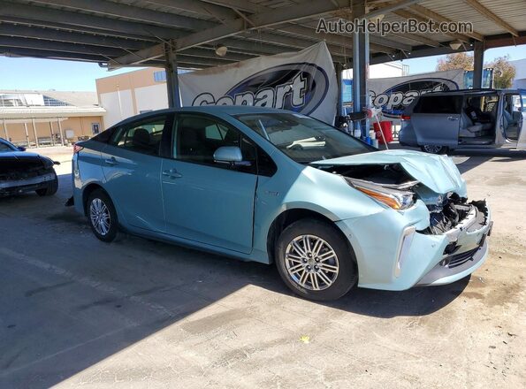 JTDL9RFU5K3005083 2019 TOYOTA PRIUS Silver Przód prawy
