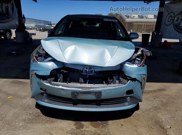 JTDL9RFU5K3005083 2019 TOYOTA PRIUS Silver Widok z przodu