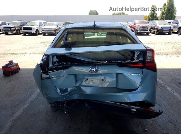 JTDL9RFU5K3005083 2019 TOYOTA PRIUS Silver Widok z tyłu