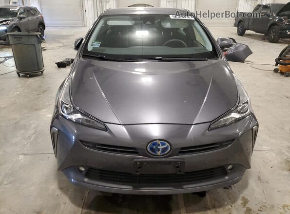 JTDL9RFU6K3001060 2019 TOYOTA PRIUS Gray Вид спереду