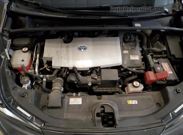 JTDL9RFU6K3001060 2019 TOYOTA PRIUS Gray Вид задньої частини салону