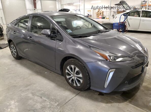 JTDL9RFU6K3001060 2019 TOYOTA PRIUS Gray Передня права чверть