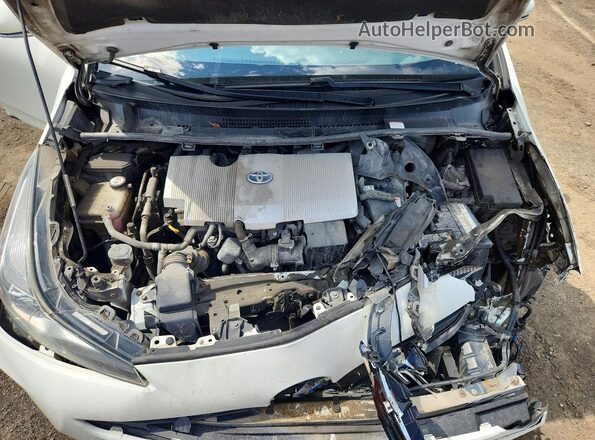 JTDL9RFU7K3004341 2019 TOYOTA PRIUS White Սալոնի հետևի տեսք