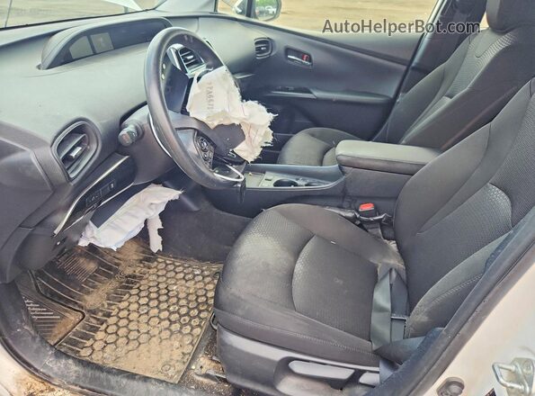 JTDL9RFU7K3004341 2019 TOYOTA PRIUS White Սալոնի դիմացի տեսք