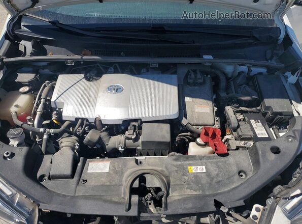 JTDL9RFU7K3008308 2019 TOYOTA PRIUS White Widok wnętrza z tyłu