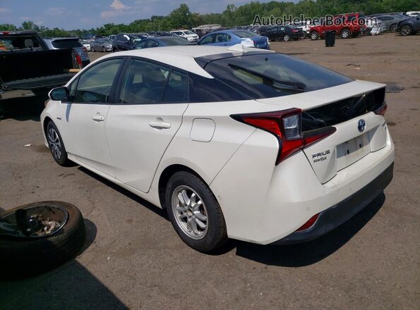 JTDL9RFU7K3009829 2019 TOYOTA PRIUS White Trasero izquierdo