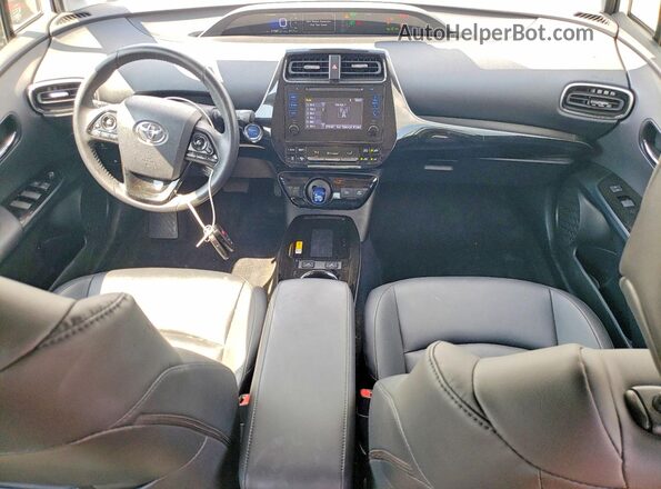 JTDL9RFU7K3009829 2019 TOYOTA PRIUS White Vista del salpicadero