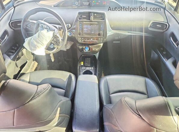 JTDL9RFU8K3001108 2019 TOYOTA PRIUS White Vista del salpicadero