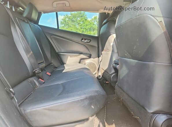 JTDL9RFU8K3001108 2019 TOYOTA PRIUS White Vista de los asientos traseros