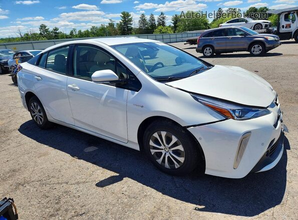 JTDL9RFU8K3006728 2019 TOYOTA PRIUS White Передня права чверть