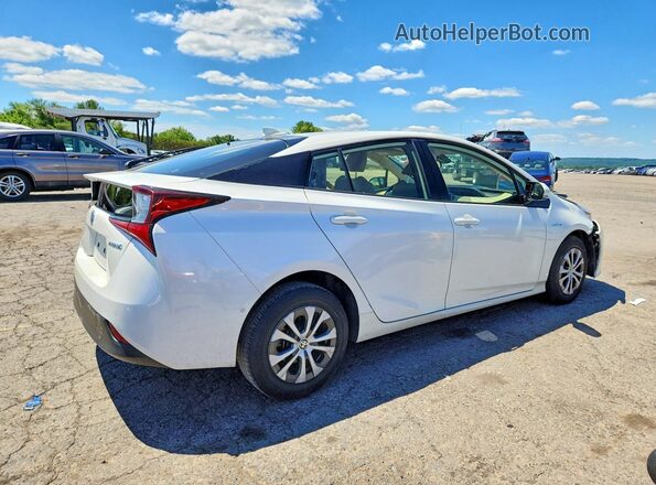 JTDL9RFU8K3006728 2019 TOYOTA PRIUS White Задня права чверть