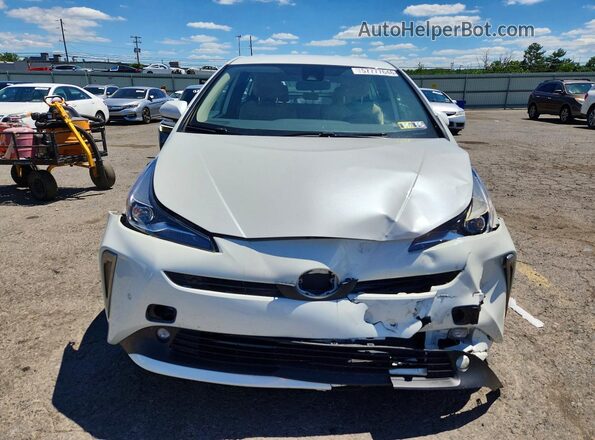 JTDL9RFU8K3006728 2019 TOYOTA PRIUS White Вид спереду