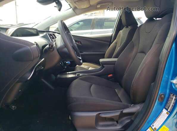 JTDL9RFU8K3007247 2019 TOYOTA PRIUS Blue Widok wnętrza z przodu