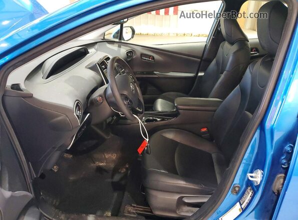 JTDL9RFU8K3010813 2019 TOYOTA PRIUS Blue Սալոնի դիմացի տեսք