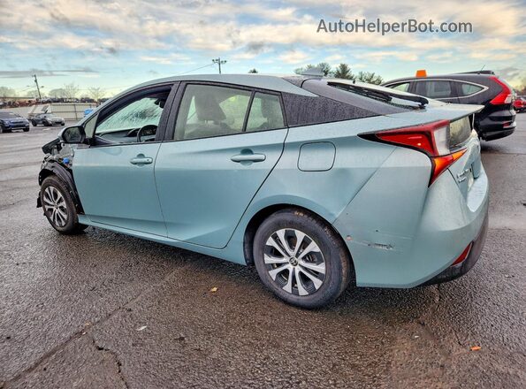 JTDL9RFU8L3017102 2020 TOYOTA PRIUS Turquoise Rear left