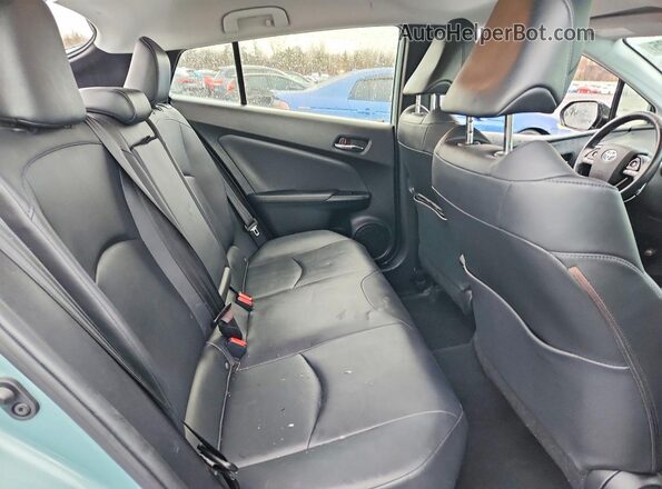 JTDL9RFU8L3017102 2020 TOYOTA PRIUS Turquoise Rear seats view