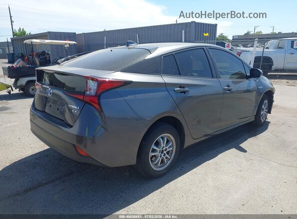 JTDL9RFU8L3018802 2020 TOYOTA PRIUS Gray უკანა მარჯვენა