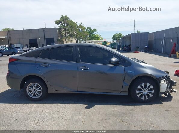 JTDL9RFU8L3018802 2020 TOYOTA PRIUS Gray უკანა სალონის ხედი