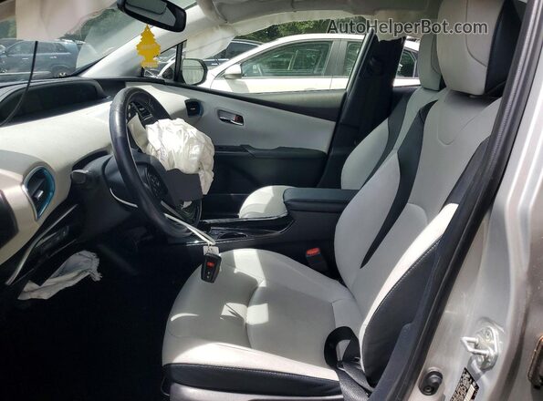 JTDL9RFU9K3011064 2019 TOYOTA PRIUS White წინა სალონის ხედი