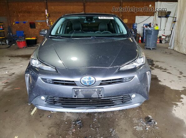 JTDL9RFU9L3018789 2020 TOYOTA PRIUS Gray Vista frontal