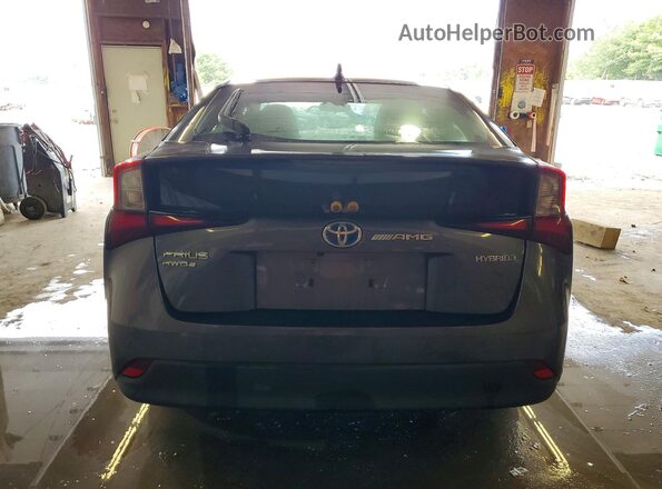 JTDL9RFU9L3018789 2020 TOYOTA PRIUS Gray Vista trasera