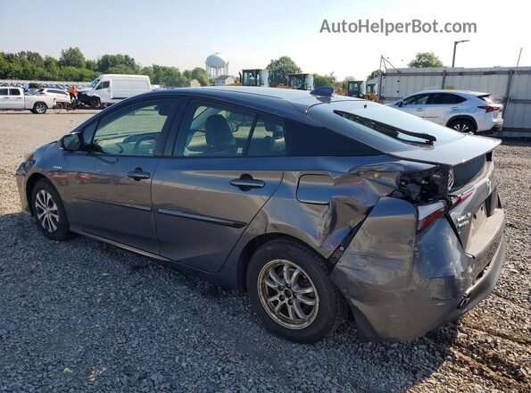 JTDL9RFU9L3021028 2020 TOYOTA PRIUS Gray Rear left