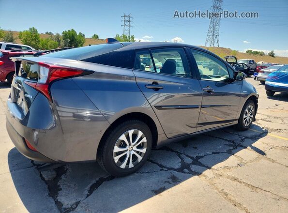 JTDL9RFU9L3021255 2020 TOYOTA PRIUS Gray უკანა მარჯვენა