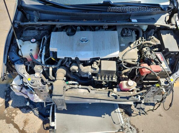 JTDL9RFU9L3021255 2020 TOYOTA PRIUS Gray უკანა სალონის ხედი
