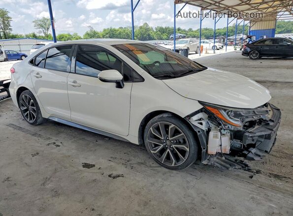 JTDM4MCE0MJ077553 2021 TOYOTA COROLLA White Front right