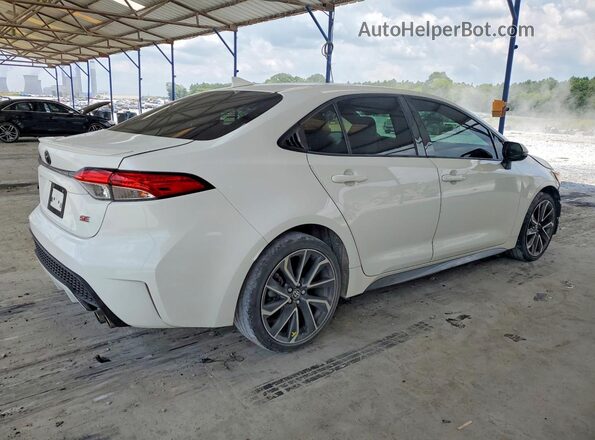 JTDM4MCE0MJ077553 2021 TOYOTA COROLLA White Rear right