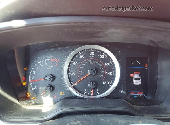 JTDM4RCE3LJ040007 2020 TOYOTA COROLLA Красный Вид щитка приборов