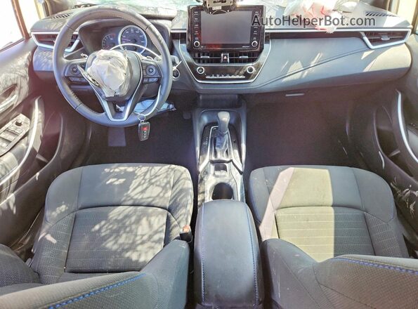JTDP4MCE0N3508976 2022 TOYOTA COROLLA White Widok deski rozdzielczej