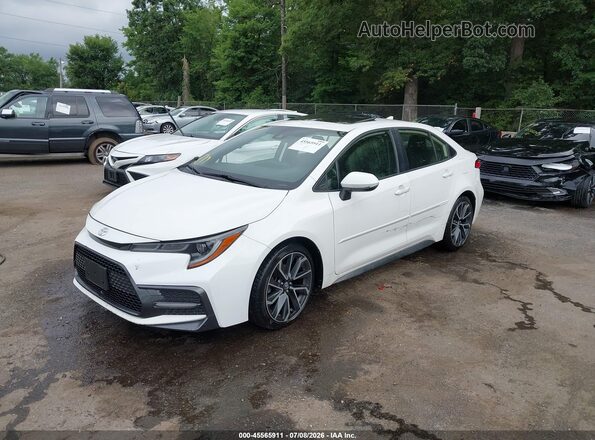 JTDP4MCE1MJ065957 2021 TOYOTA COROLLA White Vista tres cuartos delantera izquierda