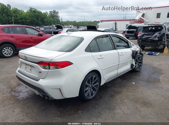 JTDP4MCE1MJ065957 2021 TOYOTA COROLLA White Trasero derecho