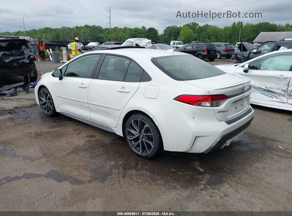JTDP4MCE1MJ065957 2021 TOYOTA COROLLA White Trasero izquierdo